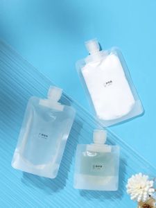 [Ready Stock] Portable Travel Shampoo Lotion Cleanser Liquid Dispenser Bag Toiletries Refillable Pouch Storage加厚旅行分装袋化妆品