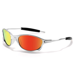 Men And Women Trendy Cycling Sunglasses Metal Shades With UV Protection for Outdoor Sports Running Hiking Driving Travel