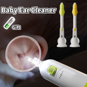 LED Baby Ear Cleaner LED FlashLight Ear Cleaning Tools with Magnifier and Soft Silicone with Base
