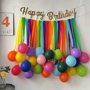 Cuộn giấy nhún 22M làm back drop trang trí Baby bee