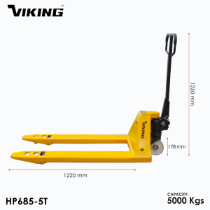 VIKING Pallet Truck (Pallet Jack) Heavy-Duty 2500 to 3000kg Capacity PP/PU Wheel for Lifting and Steering Pallets