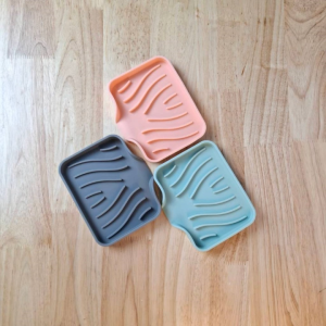 แผ่นยางซิลิโคนวางสบู่ ที่วางสบู่ซิลิโคน