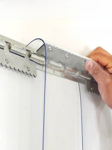 Commercial Grade PVC Door Curtain Windproof Insulation Transparent Plastic Accordion Door Drape for Home And Business Use