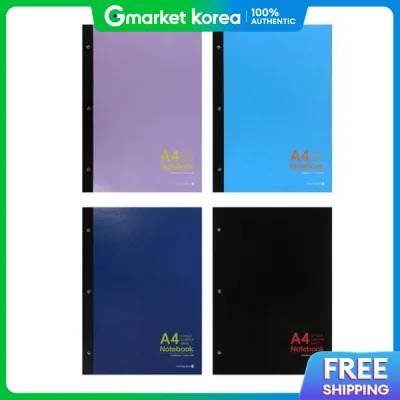 (Artipia) Morning Glory 5500 A4 3-Hole Campus Pad Notebook Random Color (1 Pc)