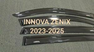 กันสาดประตู กันสาด คิ้วประตู คิ้ว ดำทึบ โตโยต้า อินโนว่า ZENIX INNOVA 2023 - 2025 ใส่ร่วมกันได้ A