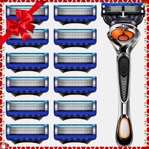 พร้อมส่ง 24ชม  มีดโกนหนวดแบบแมนนวลสำหรับผู้ชาย มีดโกนหนวดป้องกันรอยขีดข่วนใบมีดห้าชั้น2025ใหม่  COD