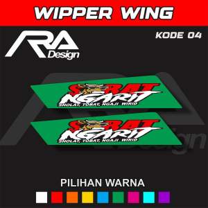 (Bisa COD) variasi wiper wing mobil truk dan pick up banyak pilihan warna kode 04