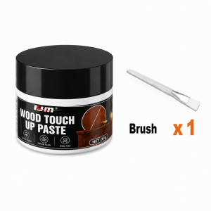 KJM | KJM Wood Scratch Repair Paste 30g Furniture Touch Up Cream For Floors Tables Doors Cabinets Color Restorer With Brush
