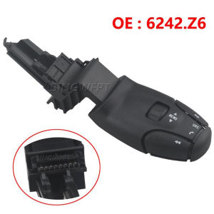 Car accessories For Peugeot 307 308 408 206 207 301 3008 for Citroen C2 Audio Control lever Switch 6242Z6