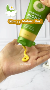 Whitening Night Body Lotion SR12 With Sakura Fragrance Series Lotion Pemutih Badan Tinggi VIT C Meregenerasi Sel Kulit dan Antioksidan