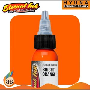 HBB TINTA TATO ETERNAL ECERAN Warna Bright Orange Tinta Tattoo Profesional ETERNAL INK 30ml Bahan Alami