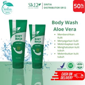 Body Wash Pemutih Badan Bpom Sabun Mandi Cair Aloevera Original Asli Mencerahkan Kulit Seluruh Badan