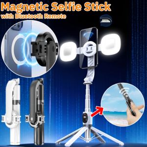 Magnetic Selfie Stick Tripod 3-in-1 Portable Phone Mount Tripod with Bluetooth Remote