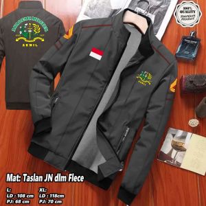 Jaket Akmil (Akademi militer) model Rubby bolak balik free request cocok untuk pria dan wanita