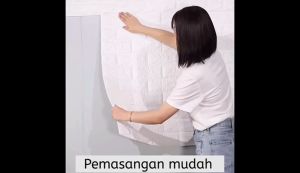 Xốp Dán Tường 3D Giả Gạch dày 3mm kích cỡ 70x77CM Giá Rẻ có keo sẵn Cách Âm Chống Nóng Chống Thấm Nước Chống Ẩm