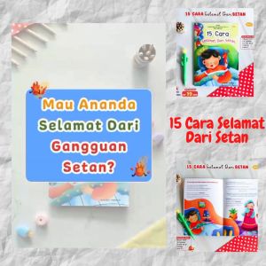 Family Buku 15 Cara Selamat Dari Setan Ahlan/Buku Anak Kekinian/Buku Edukasi Anak