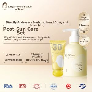 ZHIYA | Dual Function Shampoo and Body Wash for Kids 3-12 Years Old