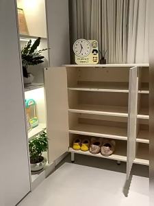 Shoe Cabinet Outdoor Shoe Organisers Shoe Bench Shoe Cabinet Slim Modern Cream Style Home Doorway New Large Capacity Storage Cabinet 鞋柜