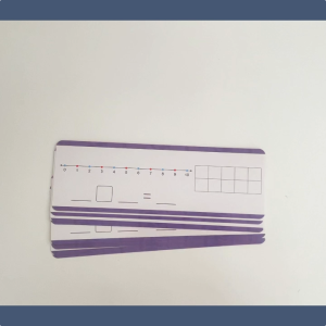 16PCS Education Number Line 0-20 Dry Erase Board Card Double Side 10.5" x 3.46" Small Whiteboard Numbers Chart Ten Frame Exercise Mathematics Math Manipulative Addition Subtraction Math Cards for Kids Teacher Student Math Game Counting Aid Arithm