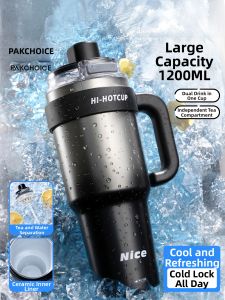 PAKCHOICE | High Appearance Thermos Straw Cup Insulated Water Bottle