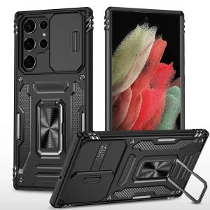 Case For Samsung Galaxy S26 Ultra S26 Plus S26 S25 Ultra S25 Plus Slide Camera Full-Body Shockproof Rugged Military Grade Cover