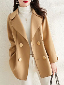 Elegant Slim Fitting Women Wool Coat
