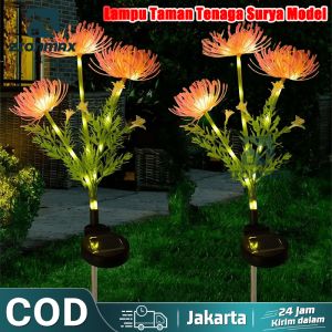 Lampu Taman Tenaga Surya Model Bunga Luar Ruangan Anti Air LED Solar Lawn Flower Light Outdoor Waterproof