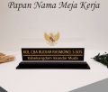 Papan Nama Meja Kerja Akrilik Name Desk Minimalis Arcylic. 