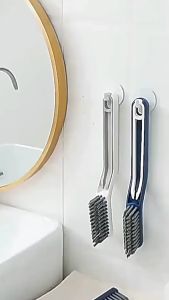 Floor Seam Brush Bathroom Cleaning Window Brush Groove Gap Cleaner 2 in 1 V-shaped Brushes