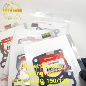 gasket cylinder head paking block set atas bawah vario 125 12191 KZR 600 601