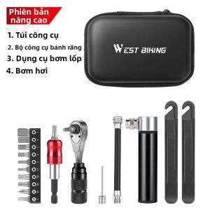 West Biking | Bộ Dụng Cụ Sửa Chữa Xe Đạp Đa Năng Bao Gồm Mỏ Lết Tuýp Siết Cây Dỡ Lốp Bơm