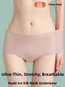 MsPai | Breathable Ice Silk No-mark Briefs Underwear