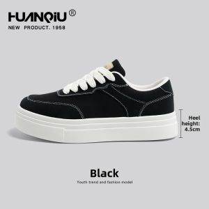 HuanQiu | Height-Increasing Casual Sporty Canvas Shoes for Couples
