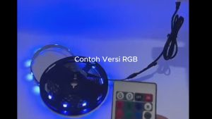 Lampu LED Strip 5050 12V 5 Meter Silicone Anti Air IP45 Outdoor