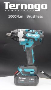 Ternaga 1000N.M 19mm 1/2 Brushless Impact Wrench Brushless Wrench Impact Driver