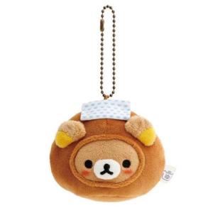 Bandai | Rilakkuma Roasted Dumplings Series Roasted Mantou Limited Plush Figure Girl Heart Bag Hanging Decoration Gift for Girl Friends