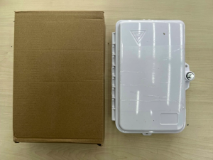 FTTH AS 4-port termination box COMPLETE WITH 2 OR 4 FIBER ADAPTER