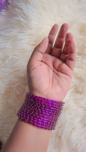 12pieces of Single Colour Raindrop Bangles Size 2.6 2.8 & 2.10 in Premium Quality