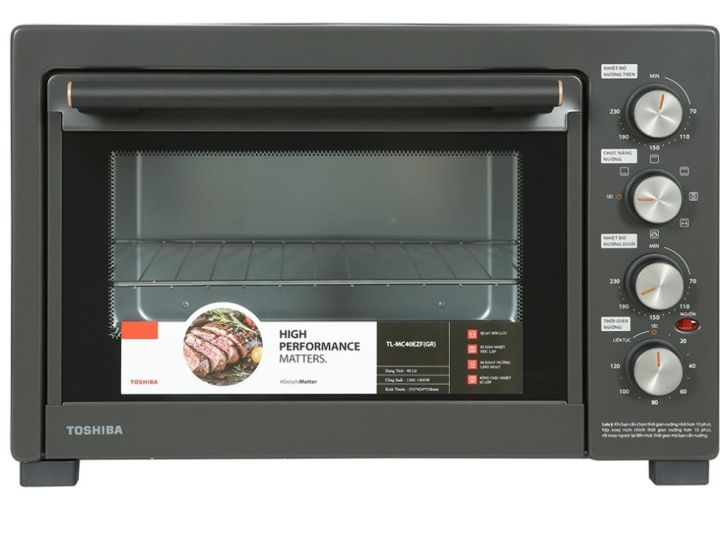 Lò nướng Toshiba TL-MC40EZF (GR) (40 lít) ( Hàng chính hãng-Hàng trưng bày)