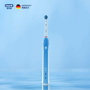 Oral-B PRO 4000 Adult Electric Toothbrush Deep Cleaning Gum Massage Tooth Brush With Round Heads Inductive Rechargeable 2 Min Timer