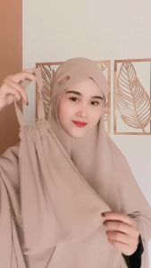 Mukena Dewasa Mukena Lesti Crinkle Airflow 3in 1 Super Jumbo Polos - Mukenah Dewasa