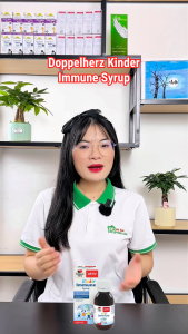 Siro Tăng Đề Kháng Cho Bé Doppelherz Kinder Immune Syrup Hỗ Trợ Duy Trì & Phục Hồi Sức Khoẻ 150ml