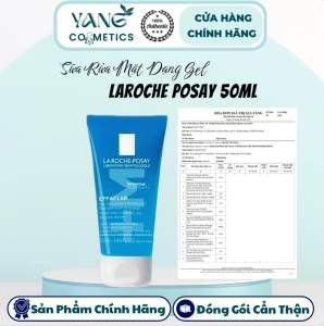 [Tem VAT] Sữa Rửa Mặt LaRoche Posay Effaclar 50ml Gel Moussant Laroche Posay Cho Da Dầu Mụn Nhạy Cảm