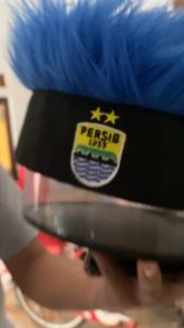 Topi Wig Topi Rambut Spesial Club Bola