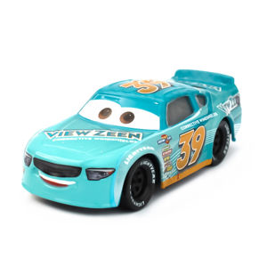Takara Tomy | Pixar Cars 3 Lightning McQueen No19 Poppy Racing Family Jackson Storm Ramirez Die Cast Metal Alloy Child Gifts