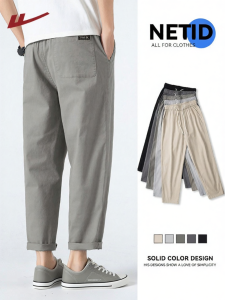 Warrior | Cotton Casual Thin Summer New Loose Straight Versatile Tapered Pants