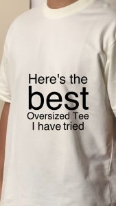 EVERY42 Oversized Fit Terry Tee for Loungewear and Casualwear