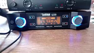 The Platinum U20 PTW 400U Wireless Microphone With Free Foam