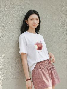Semir | Summer Apple Print Loose T-Shirt