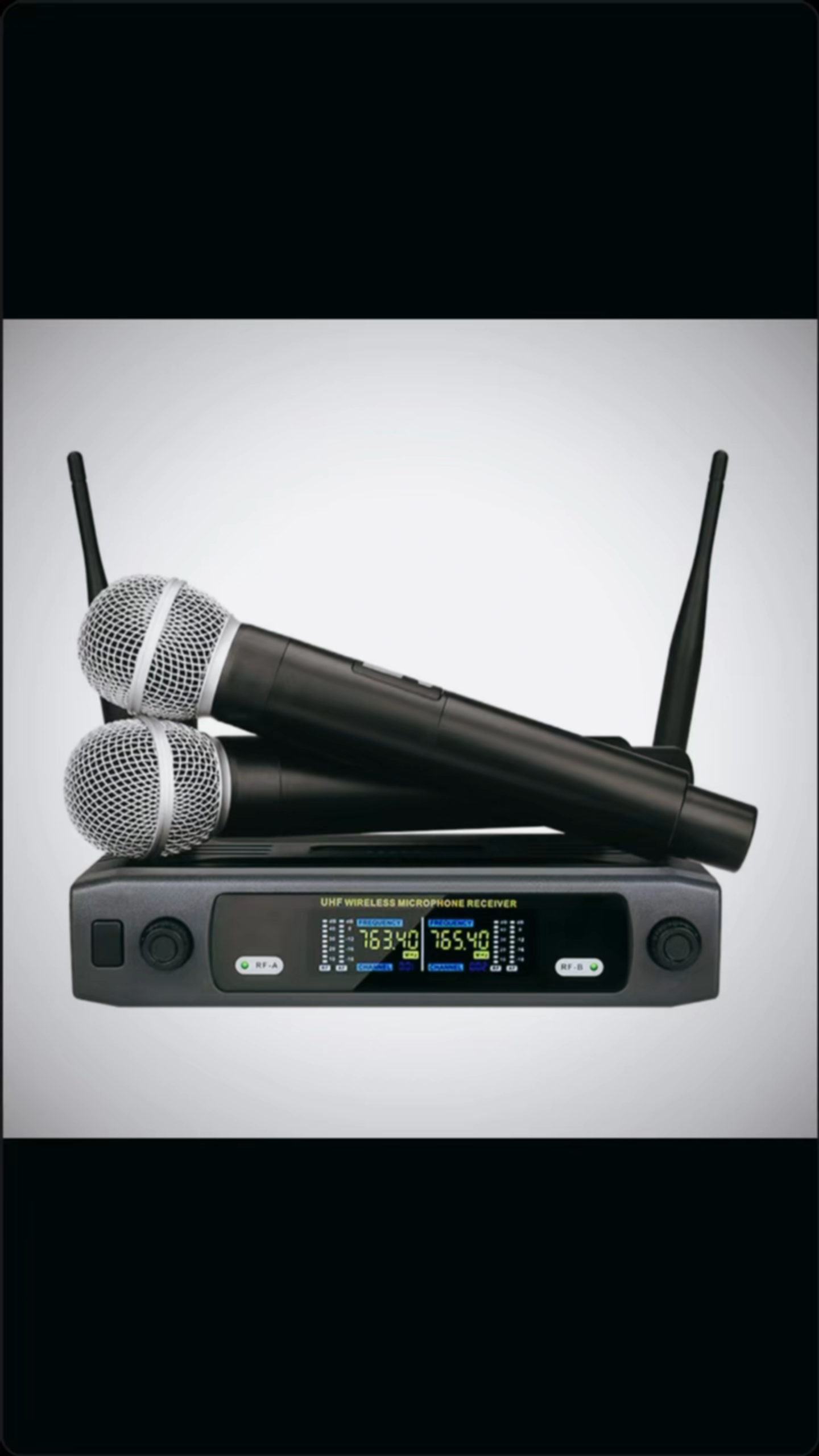 UHF One-to-Two Propesyonal na Wireless Mikropono KTV Live Performance Wireless Handheld Mic